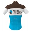 AG2R La Mondiale 2019 Radtrikot kurzarm(langer Reißverschluss)-Radsport-Profi-Team