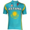 Astana kasachischer Meister 2010 Radsport-Profi-Team-Kurzarmtrikot mit kurzem Reißverschluss