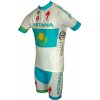 ASTANA kasachischer Meister 2011 Radsport-Profi-Team-Kurzarmtrikot mit kurzem Reißverschluss