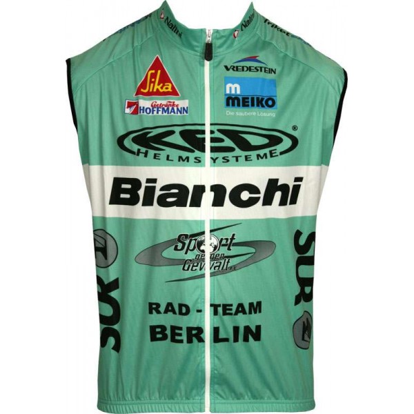 BIANCHI BERLIN Wind-Weste-Radsport-Profi-Team