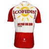 Cofidis 2009 Kurzarmtrikot mit kurzem Reißverschluss