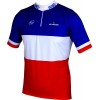 FRANCAISE DES JEUX(FDJ) Französischer Meister 2014/2015 Kurzarmtrikot(kurzer Reißverschluss)-B'TWIN Radsport-Profi-Team