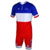 FRANCAISE DES JEUX(FDJ) Französischer Meister 2014/2015 Kurzarmtrikot(kurzer Reißverschluss)-B'TWIN Radsport-Profi-Team