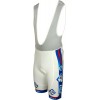 Trägerhose weiß-FRANCAISE DES JEUX(FDJ)-BIG MAT 2012 Radsport-Profi-Team