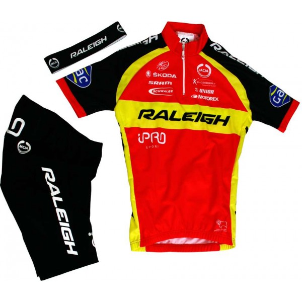 RALEIGH 2014 Kinder-Set(Trikot,Hose,Stirnband) Radsport-Profi-Team