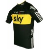 SKY Tour-Sieger Trikot PRO CYCLING Kurzarmtrikot mit kurzem Reißverschluss-Radsport-Profi-Team