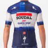 Soudal Quick-Step 2023 Set(Competizione Radtrikot+Competizione Trägerhose)-Radsport-Profi-Team