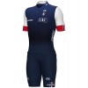 Frankreich 2023 Set(Radtrikot langer RV+Trägerhose)-ALE Radsport-Profi-Team