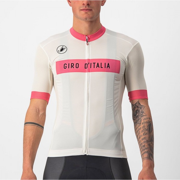 Giro d'Italia 2023 FUORI-MAGLIA BIANCO Radtrikot kurzarm