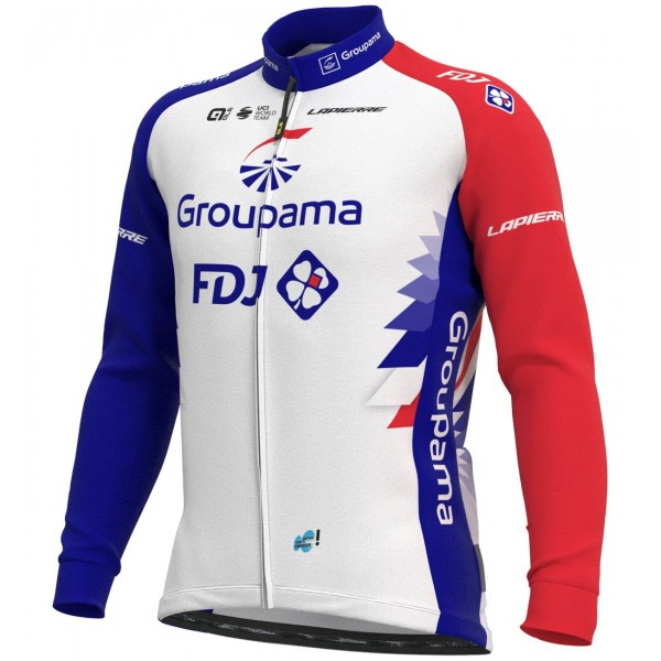 GROUPAMA-FDJ 2021 Radtrikot langarm-ALE Radsport-Profi-Team