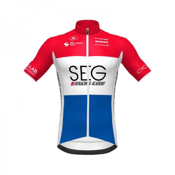 SEG Racing Academy niederländischer Meister 2021 Radtrikot kurzarm-Radsport-Profi-Team